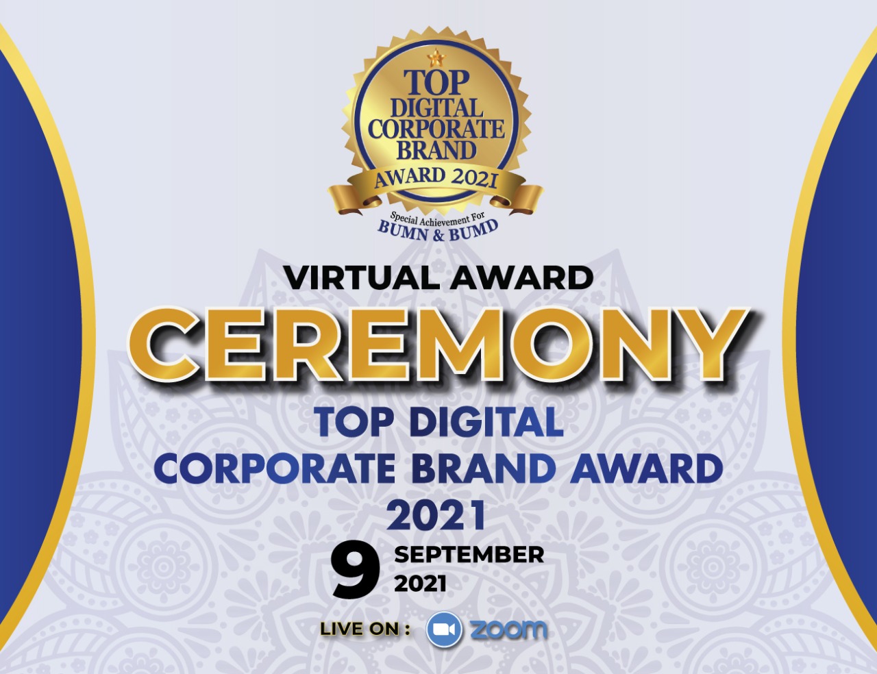 SuaraPemerintah.ID Bersama TRAS N CO Hadirkan TOP Digital Corporate Brand Award 2021 Special Achievement for BUMN & BUMD