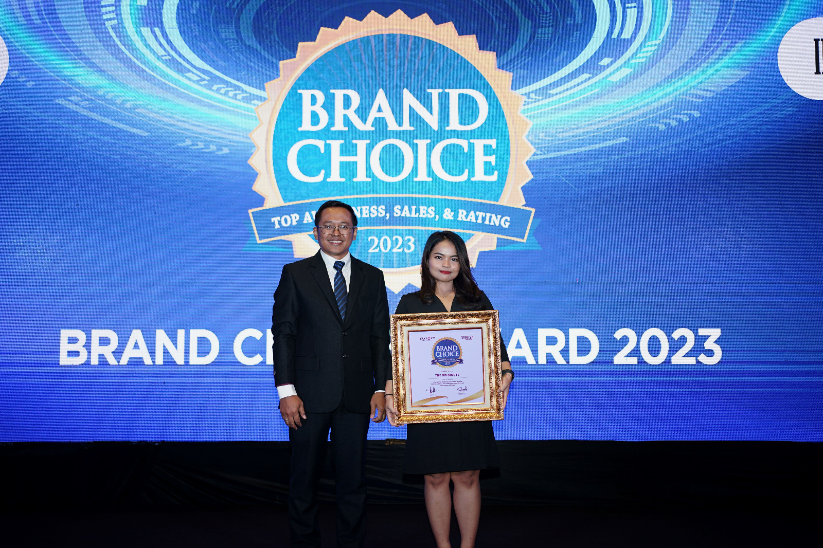 Mampu Torehkan Transaksi Gemilang, The Originote Raih Penghargaan Brand Choice Award 2023