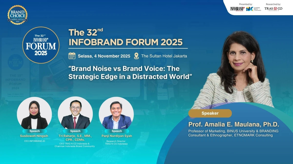 The 32 INFOBRAND Forum 2025 Akan Bahas Strategi Digital Branding di Era Disruptif