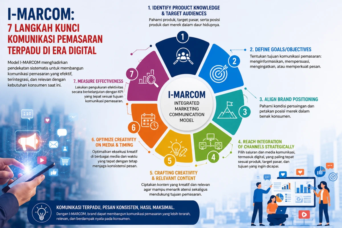 I-MARCOM: Tujuh Langkah Kunci Membangun Komunikasi Pemasaran yang Efektif di Era Digital